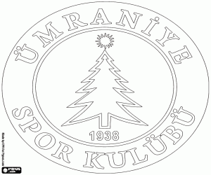 Logo van Umraniyespor kleurplaat
