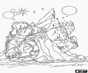 Loki, Thor vijand kleurplaat