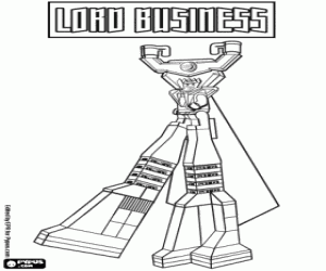 Lord Business, De Lego Film kleurplaat