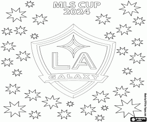 Los Angeles Galaxy, MLS Cup 2024 kleurplaat