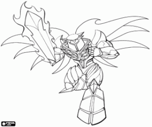 Luminor, Gormiti Mythos kleurplaat