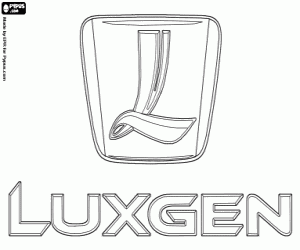 Luxgen embleem kleurplaat