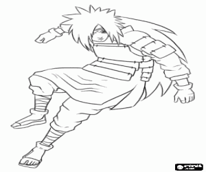 Madara Uchiha, Naruto karakter kleurplaat