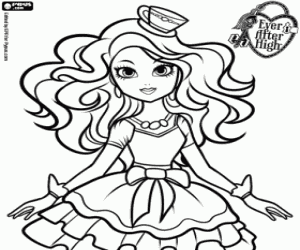 Madeline Hatter, Ever After High kleurplaat