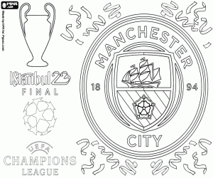 Manchester Cit, Champions League 2022-2023 kleurplaat