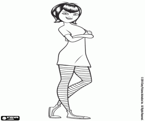 Mavis Dracula, nu is moeder kleurplaat