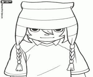 Max, voetballer van Inazuma Eleven kleurplaat