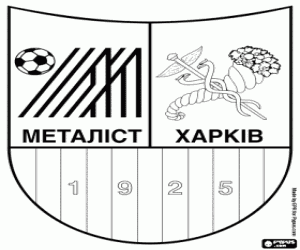 Metalist Kharkiv embleem kleurplaat
