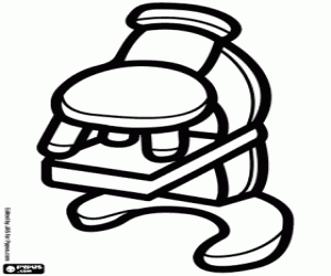 Een microscoop in het laboratorium kleurplaat