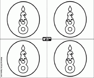 Mijn acht verjaardagspartij kleurplaat