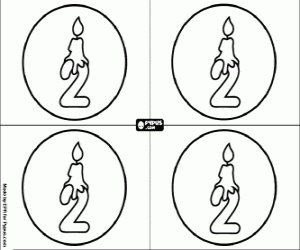 Mijn uitnodiging voor verjaardagsfeestje kleurplaat