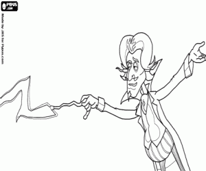 Mordrolf de prachtige, Muddle Earth kleurplaat