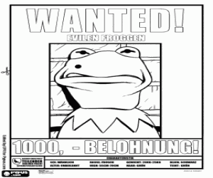 Muppets Most Wanted kleurplaat