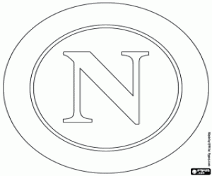 Napoli logo kleurplaat