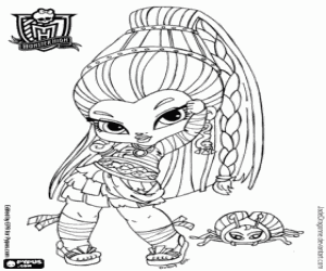 Nefera de Nile, Baby Monster High kleurplaat