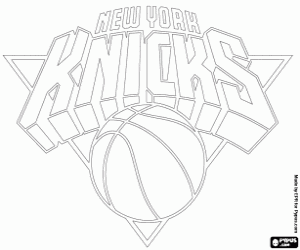 New York Knicks embleem kleurplaat