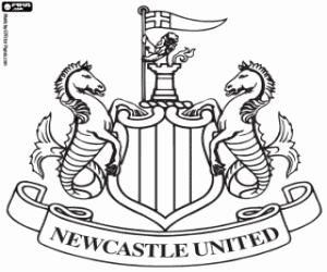 Newcastle United embleem kleurplaat