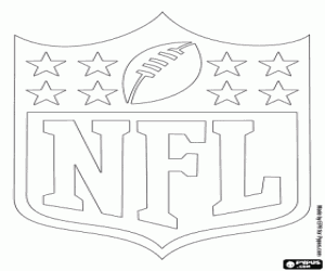 NFL logo kleurplaat