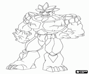 Nick, de Heer van de Aarde kleurplaat