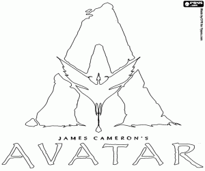 Nieuw logo voor Avatar, James Cameron kleurplaat