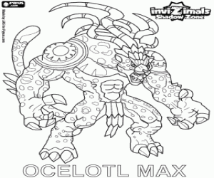 Ocelotl Max, Invizimals Shadow Zone kleurplaat