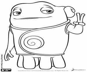 Oh, de protagonist kleurplaat