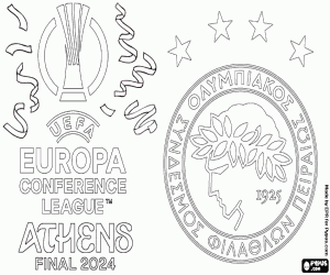 Olympiakos,Conference League 2023-24 kleurplaat