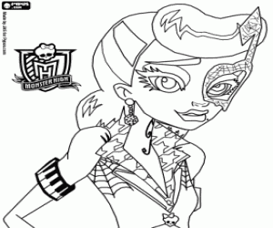 Operette, Monster High karakter kleurplaat