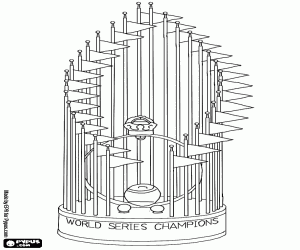 Originele trofee van MBL World Series kleurplaat