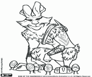 Paashaas, Pasen konijn kleurplaat