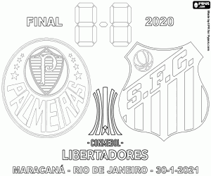 Palmeiras-Santos, Libertadores 2020 kleurplaat