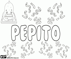 Pepito, variant van Pepe kleurplaat