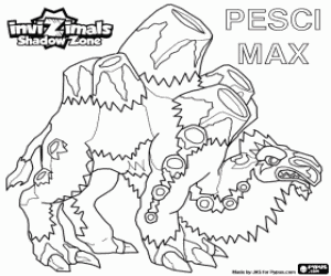 Pesci Max, Invizimals Shadow Zone kleurplaat
