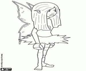 Pesticide, fee van Muddle Earth kleurplaat