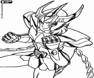 Phoenix Ikki kleurplaat