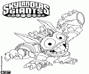 Pop Fizz, Skylander van Magisch kleurplaat