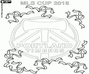 Portland Timbers, kampioen MLS 2015 kleurplaat