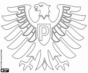 Preussen Münster logo kleurplaat