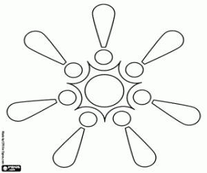 Preventie van kanker van de huid kleurplaat