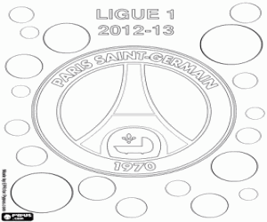 PSG, Frans kampioen 2012-2013 kleurplaat