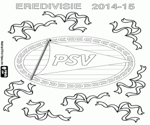PSV Eindhoven, kampioen 2014-2015 kleurplaat