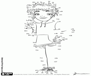 Punt naar punt en vestigen op Tip kleurplaat