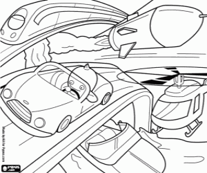 Pypus en de transporten kleurplaat