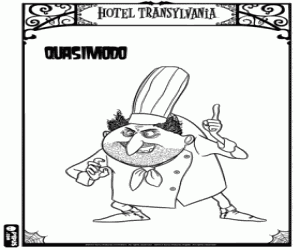 Quasimodo van Hotel Transylvania kleurplaat