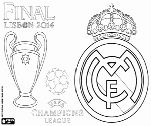 Real Madrid, Champions 2013-2014 kleurplaat