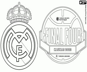 Real Madrid, EuroLeague 2023 kleurplaat