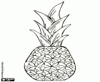 Een ananas, een tropisch fruit