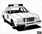 Puzzel van politie-auto