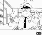 De chef van de politie van Springfield Clancy Wiggum - Chief Wiggum