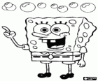 SpongeBob is een zee spons met grote ogen